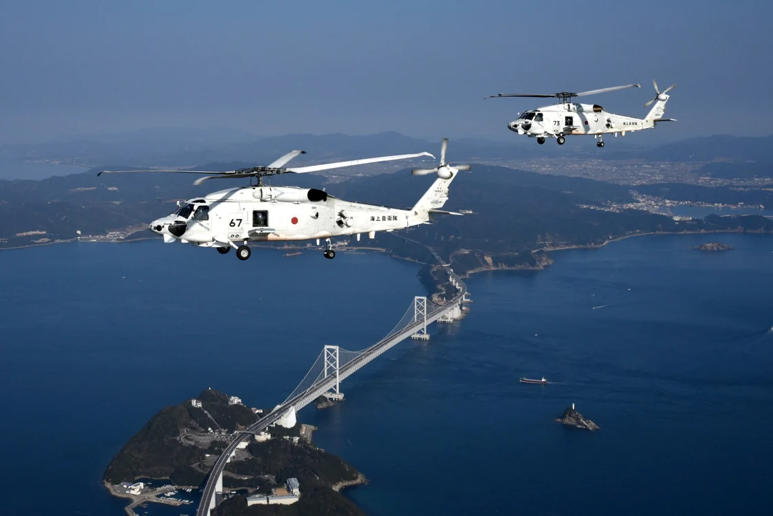 Elicoptere ale Japan Maritime Self-Defense Force. FOTO arhivă FB Japan Maritime Self-Defense Force