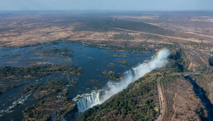Cascada Victoria din Zambia. Foto: Wikipedia