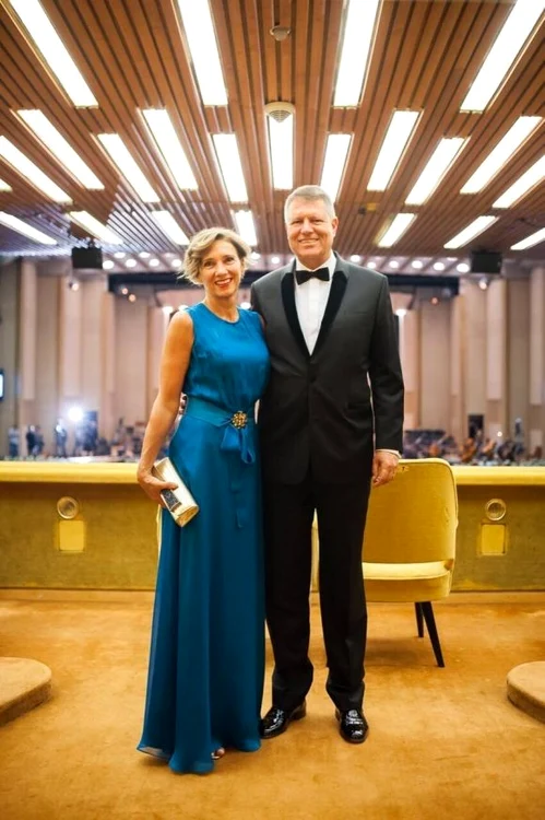 Președintele Klaus Iohannis și Prima Doamnă au venit la Festivalul George Enescu 2015, deschiderea oficială