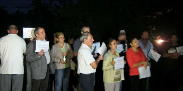 Protestatarii l-au aşteptat în zadar pe premierul Victor Ponta