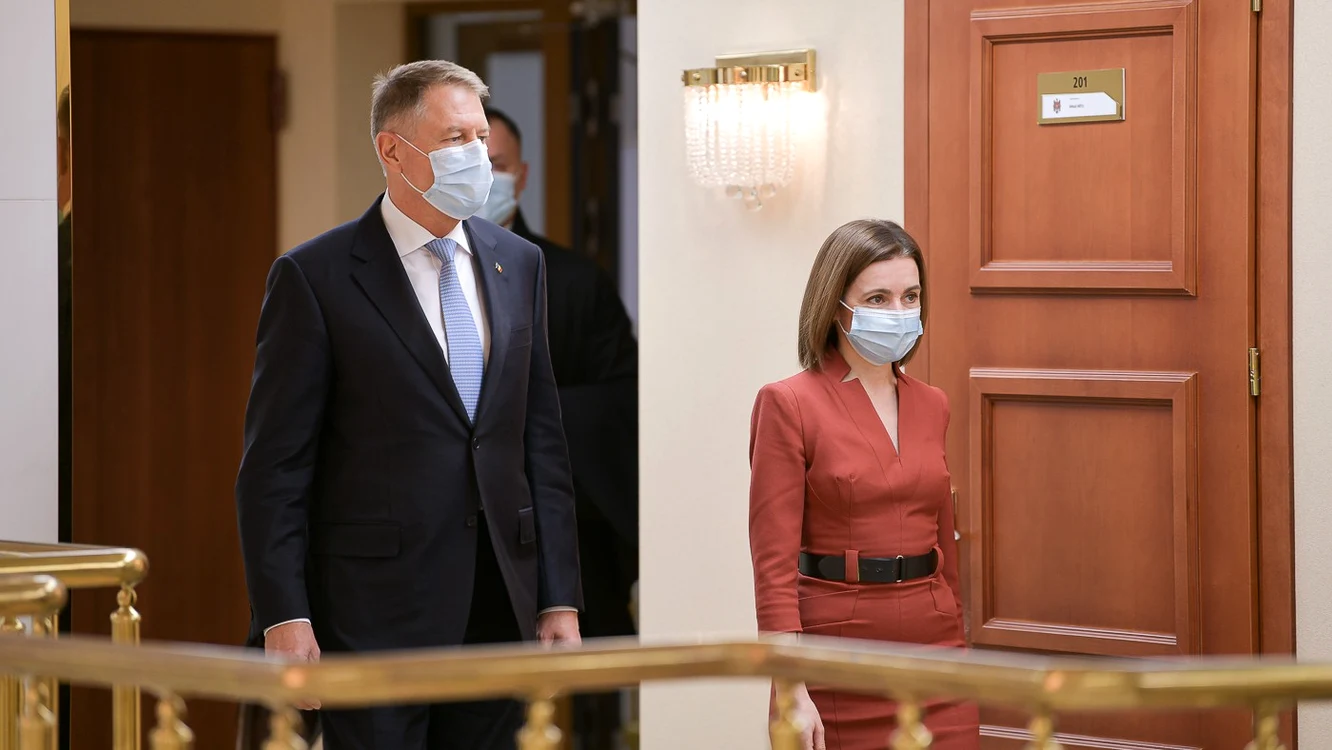 Klaus Iohannis şi Maia Sandu FOTO Presidency.ro
