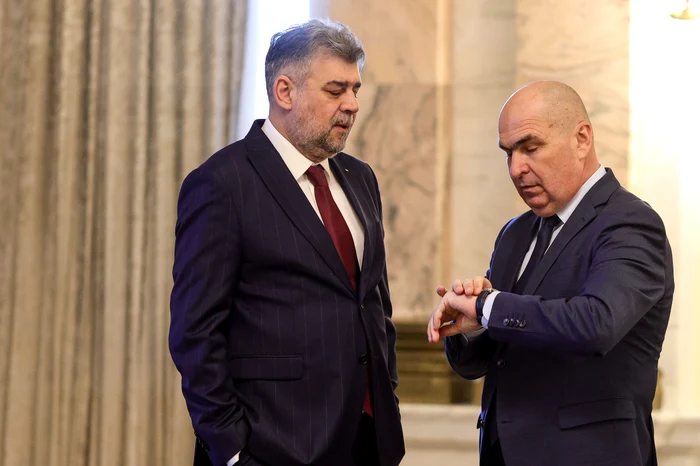 Bolojan și Ciolacu colaborează din postura președinte interminar - premier. FOTO: Inquam photos