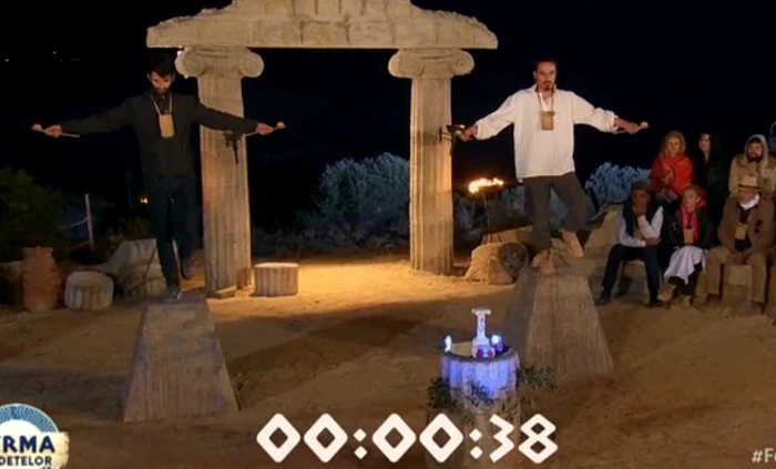 Finala „Ferma Vedetelor”: A treia probă a fost una de echilibru