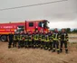 Pompierii români au luptat toată noaptea cu incendiile din Grecia. FOTO: IGSU  
