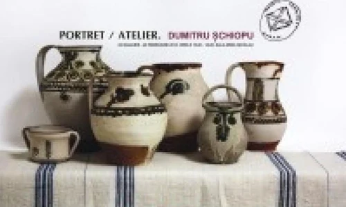 Portret /Atelier de olar  Dumitru Şchiopu la MNŢR jpeg