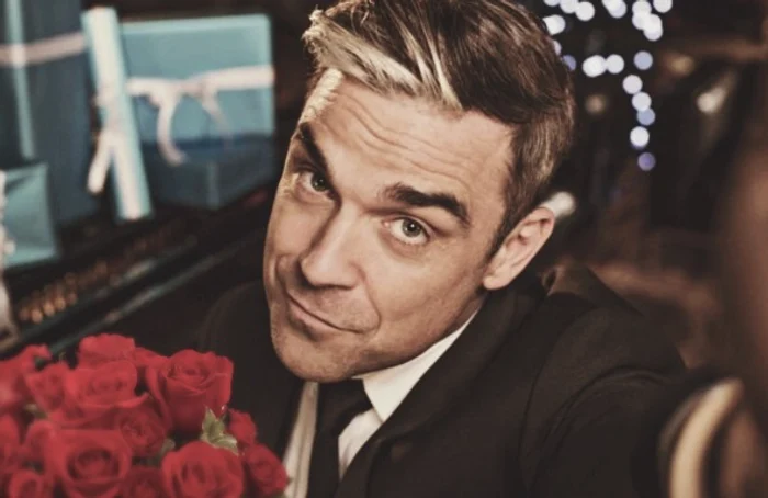 Robbie Williams, în costumul lui Adam, de ziua luiFoto: Arhivă personală