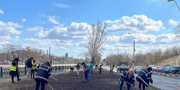 plantare pomi pe malul Dambovitei FOTO Faceb Nicusor Dan jpg