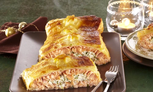 Puff pastry salmon + steps jpeg
