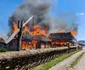 Monumentul istoric „Casa Lupuţ” din Sălaj, distrus de un incendiu Foto: Ministerul Culturii