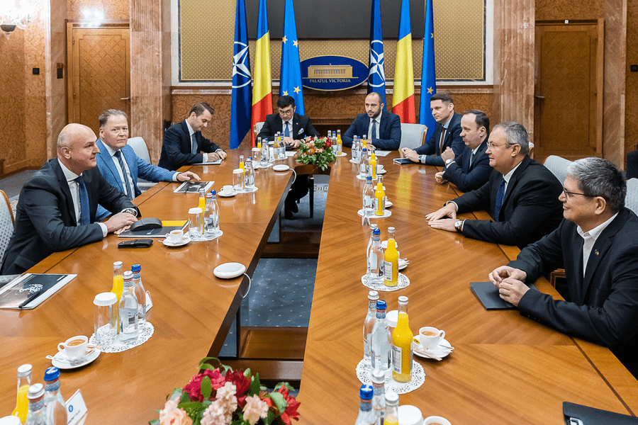 Ciucă, discuție cu reprezentanții Nokian Tyres despre pachetele de ajutor de stat pentru marile investiții