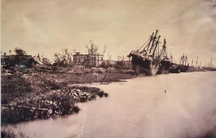 În 1864, orașul indian Calcutta a fost devastat de un ciclon. FOTO: X/@Andrew007Uk