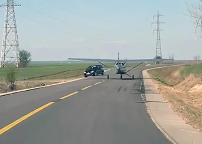 Un șofer a ieșit de pe șosea pentru a evita un potențial impact