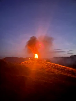 Focul lui Sumedru în Pucheni, 2022. FOTO Muzeul de Istorie