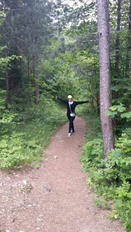 Andreea Marin a postat pe Facebook poze din escapada ei la munte cu Tuncay Ozturk. (Arhiva personală)