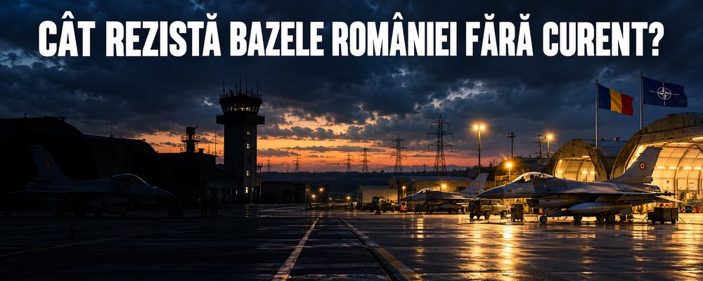 Bazele României, în testul întunericului: cât rezistăm fără curent?