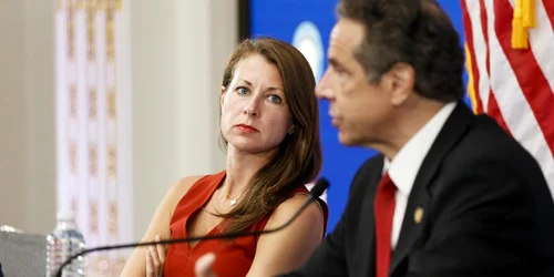 Melissa DeRosa si Andrew Cuomo FOTO EPA-EFE