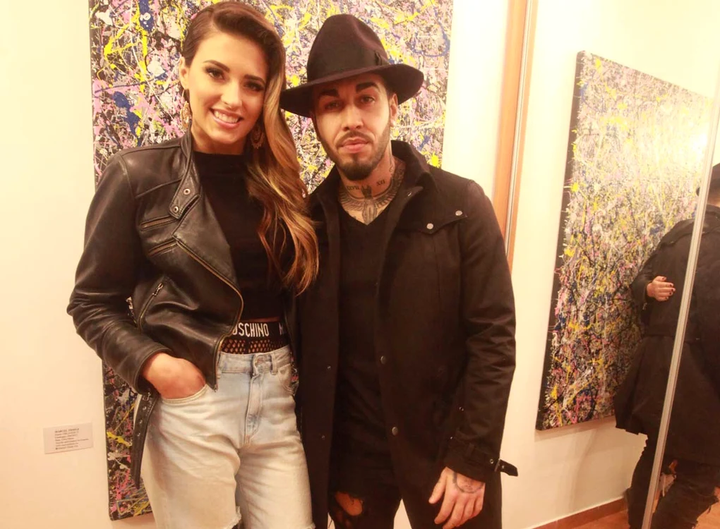 Antonia şi Alex au venit printre ultimii la expoziţie Foto: Roberto Sălceanu