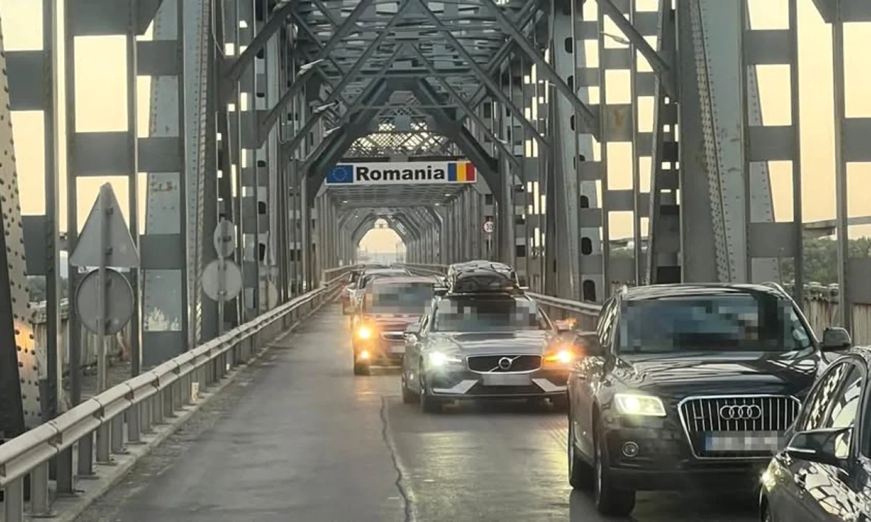 Podul Giurgiu - Ruse. Foto: Poliția de Frontieră Giurgiu