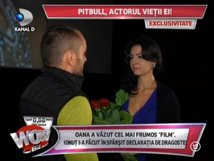 Ionuţ Atodiresei i-a declarat dragostea soţiei sale (captură: Kanal D)