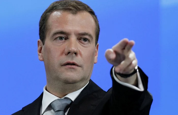 Premierul rus Dmitri Medvedev FOTO EPA