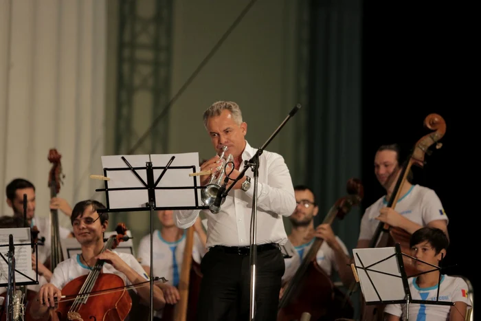 Trompetistul Vlad Plahotniuc FOTO Renaşte Moldova