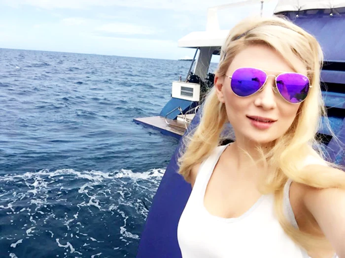 Solista a făcut o croazieră cu iahtul în Oceanul Indian