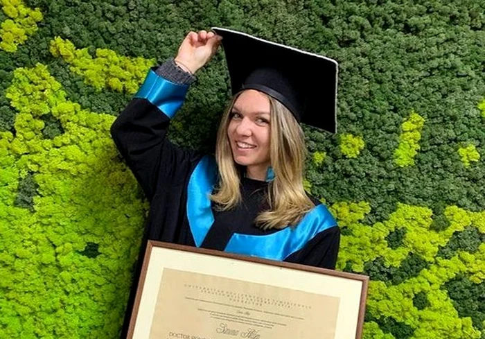 Simona Halep a primit titlul de Doctor Honoris Causa FOTO: Instagram