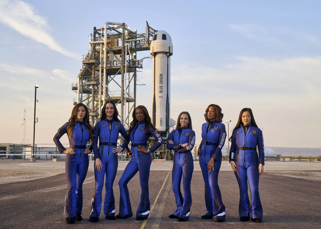 Katy Perry și Lauren Sanchez au făcut parte din primul zbor în spațiu alături de o echipă exclusiv feminină Blue Origin, Profimedia (1) jpg