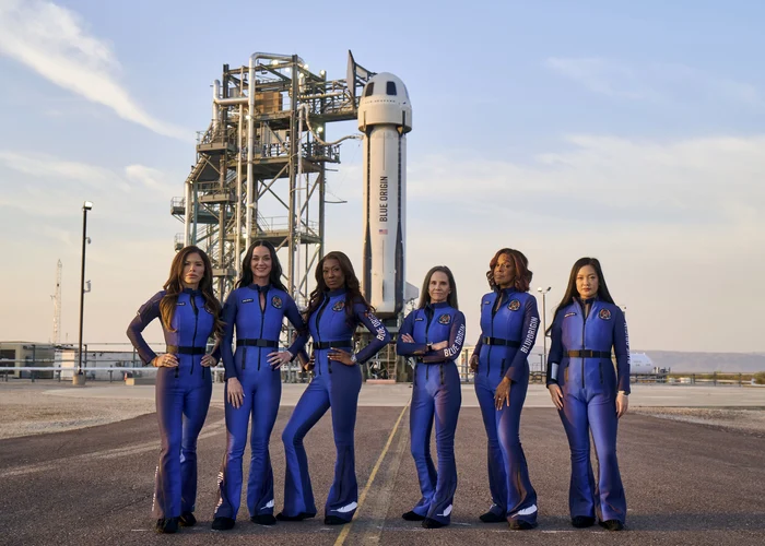 Katy Perry și Lauren Sanchez au făcut parte din primul zbor în spațiu alături de o echipă exclusiv feminină Blue Origin, Profimedia (1) jpg