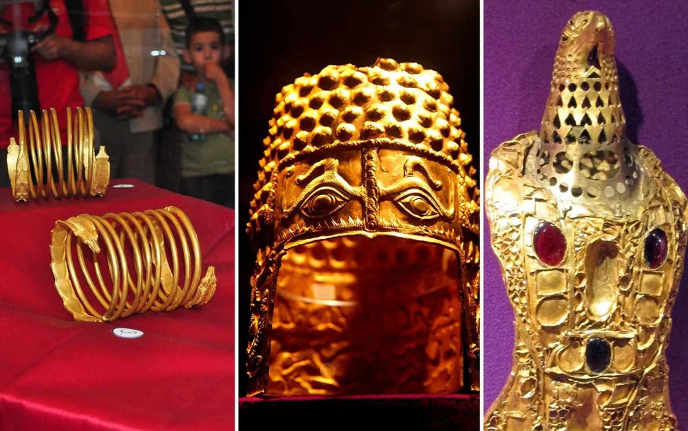 Coiful de la Coțofenești și brățările dacice ajung în țară după jaful spectaculos din Olanda. Măsuri stricte de securitate în București