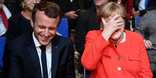 emmanuel macron angela merkel