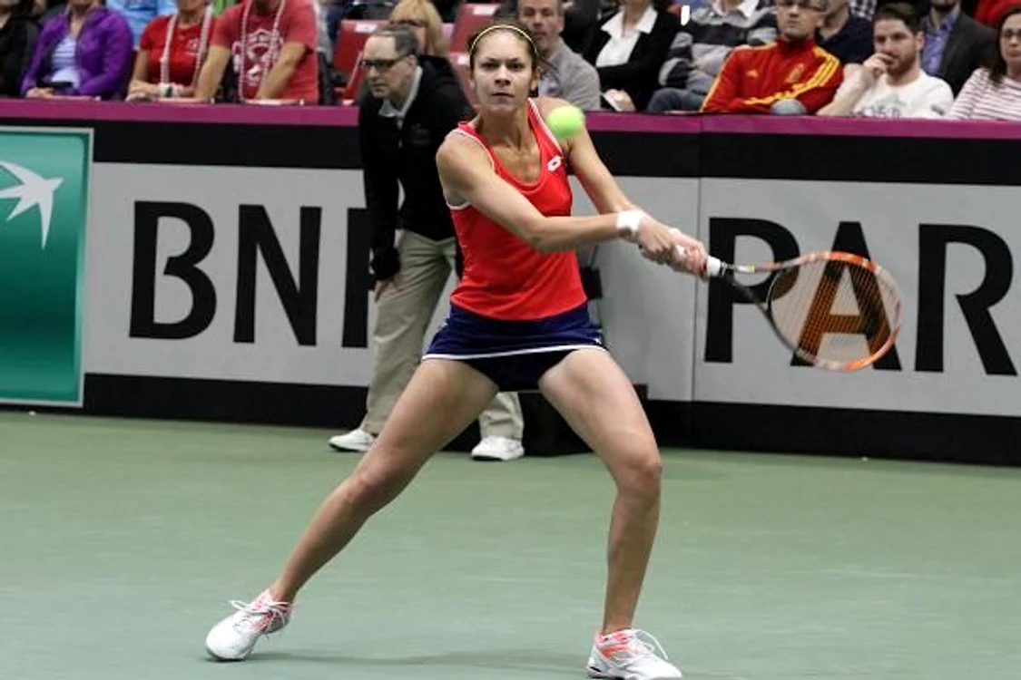 
    Andreea Mitu in actiuneFOTO: Fed Cup  
