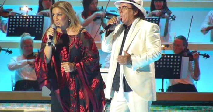 Al Bano şi Romina Power, în timpul concertului din Moscova, de anul trecut FOTO Ekaterina Yastrebova