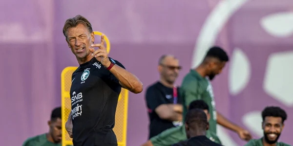 Herve Renard antrenor Arabia Saudită la Camiponatul Mondial de Fotbal din Qatar. FOTO EPA EFE