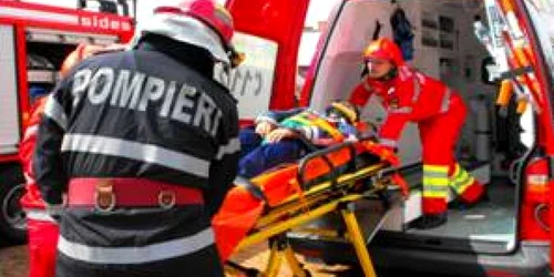 Pompierii au intervenit pentru salvarea femeii