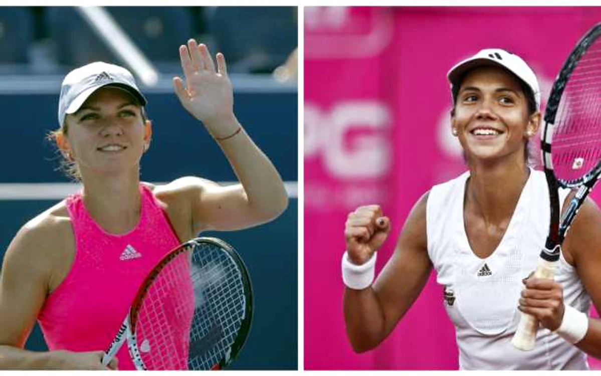 Simona Halep şi Raluca Olaru, coechipiere la turneul din Beijing (China) FOTO Mediafax