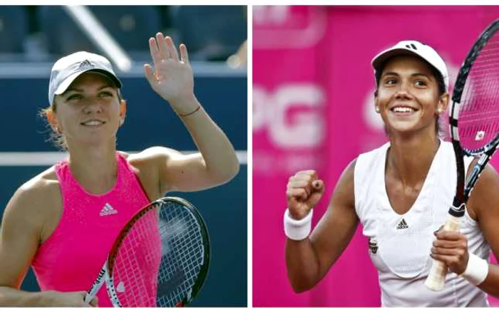 Simona Halep şi Raluca Olaru, coechipiere la turneul din Beijing (China) FOTO Mediafax