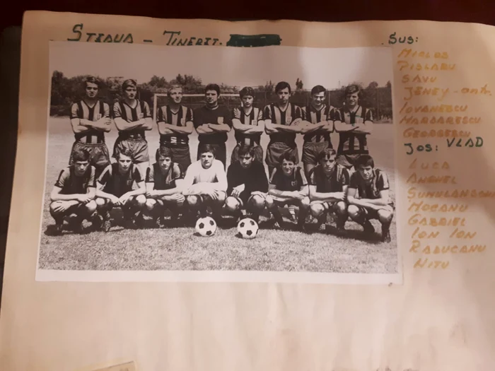 Steaua, cu Vlad în echipă FOTO Colecția personală