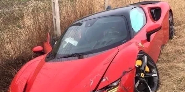 ferrari accident