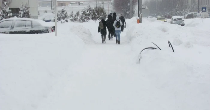 Duminică mercurul din termometre va indica minus 7 grade Celsius. FOTO arhiva Adevărul
