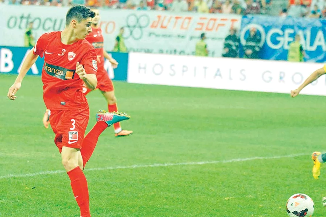 Dorin Rotariu este cel mai promiţător jucător din Liga 1, el fiind deja monitorizat de Manchester United (Foto: Răzvan Păsărică)