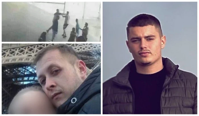 Poliţistul Ionuţ Ilea (stânga) care a provocat un scandal soldat cu rănirea unui tânăr, Mădălin Popa (dreapta), a fost demis de şefii IPJ BIhor foto: Facebook/bihorjust.ro