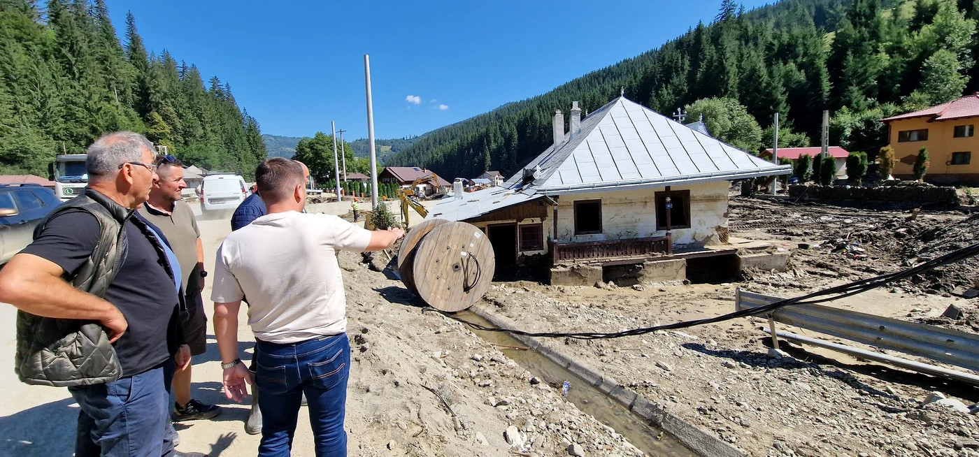 Casele din Broșteni vor fi refăcute FOTO: Facebook/Gheorghe Șoldan