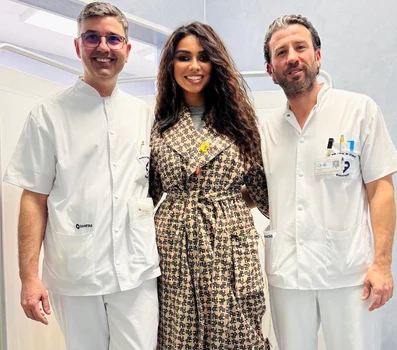 Laurette, operată de medicii de la Spitalul Floreasca foto: arhiva personală 