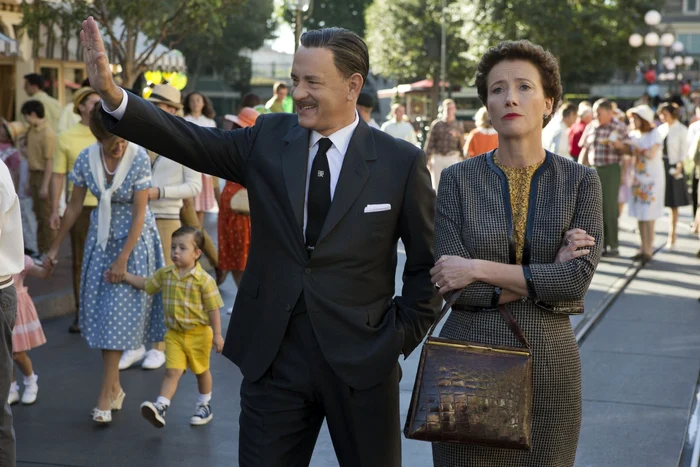 Tom Hanks şi Emma Thompson
în „Saving Mr Banks“ FOTO outnow.ch