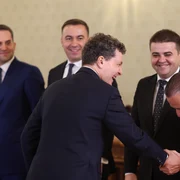 Daniel Băluță și Nicușor Dan. FOTO Inquam Photos / George Călin