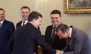 Daniel Băluță și Nicușor Dan. FOTO Inquam Photos / George Călin