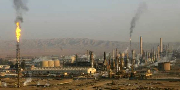 rafinarie petrol baiji irak foto reuters