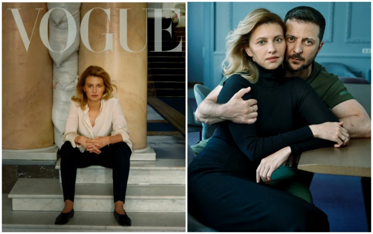 Olena Zelenska, portret în revista Vogue