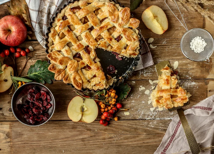 Plăcintă cu mere. Foto: arhiva.